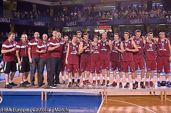 basketball latvia baltic championships european team silver course latvian national men wins