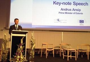 Andrus Ansip at the Baltic Sea States Development Forum in Copenhagen, 18.06.2012. Photo: valitsus.ee