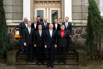 Andris Berzins in Cesis, 28.11.2011. Photo: president.lv