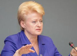 Dalia Grybauskaite.