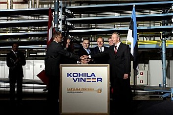 The openinf of Kohila plant, 8.11.2012. Photo: president.lv