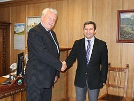 Janis Duklavs and Afzal Artikov. Photo: zm.gov.lv