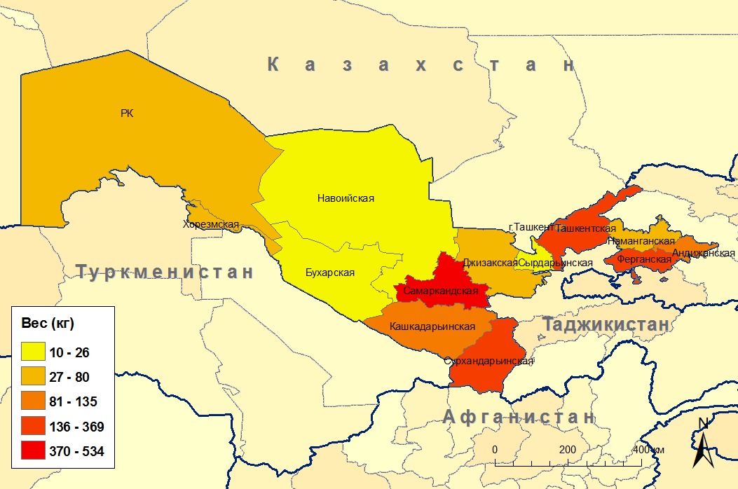 Карта бухарской области узбекистан