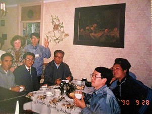 Коллеги из КНР в гостях у нас дома. Сентябрь-1990.  